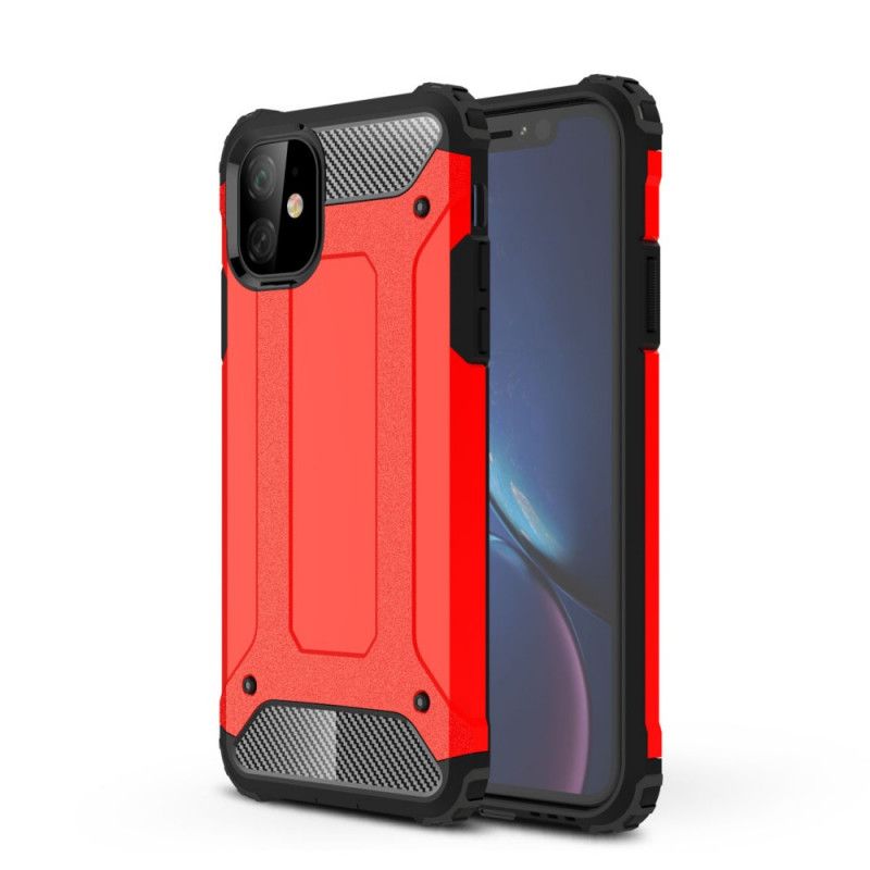 Etui iPhone 11 Czerwony Czarny Ocalały