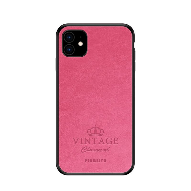 Etui iPhone 11 Czerwony Czarny Zaszczytny Rocznik Pinwuyo Etui Ochronne