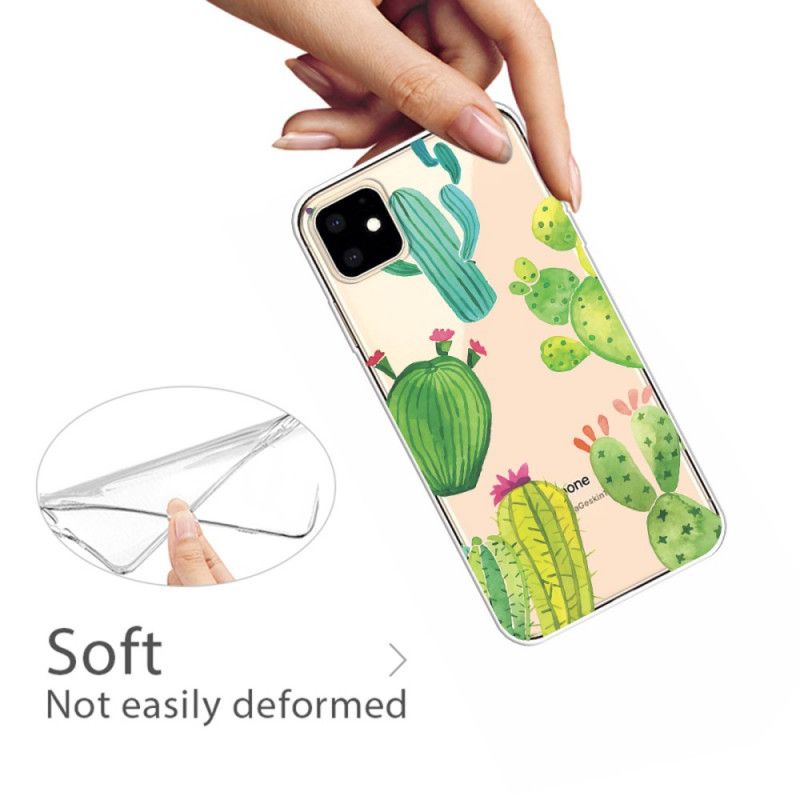 Etui iPhone 11 Kaktus Akwarelowy Etui Ochronne