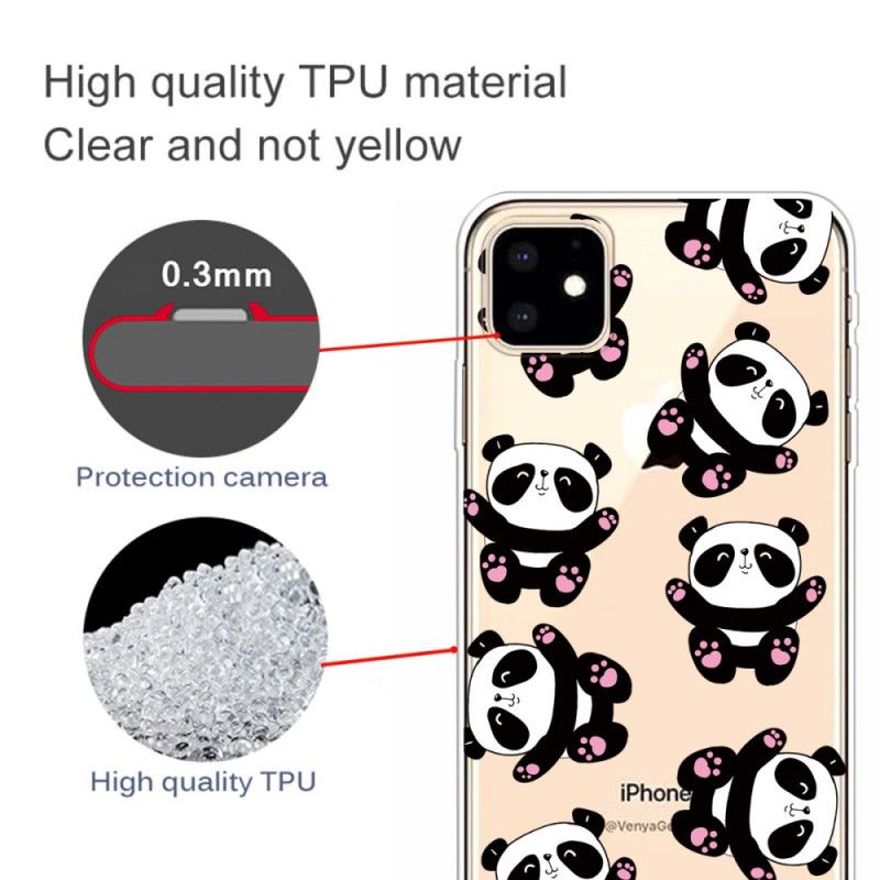 Etui iPhone 11 Najlepsze Zabawne Pandy