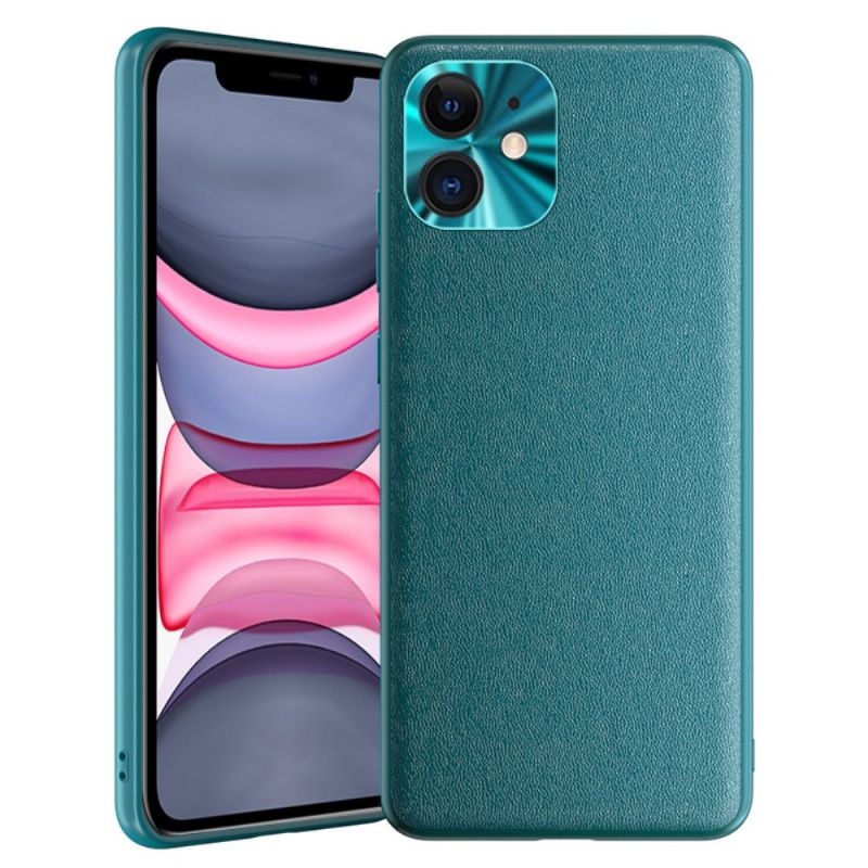 Etui iPhone 11 Pomarańczowy Czarny Kolor Skóry W Stylu Etui Ochronne