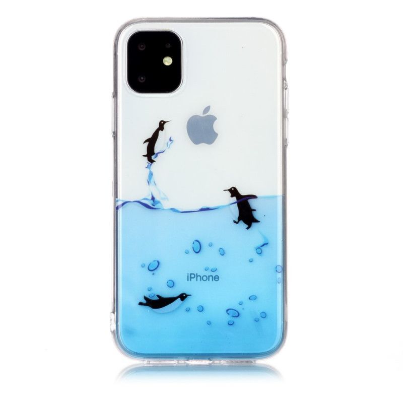 Etui iPhone 11 Przezroczysta Gra W Pingwina