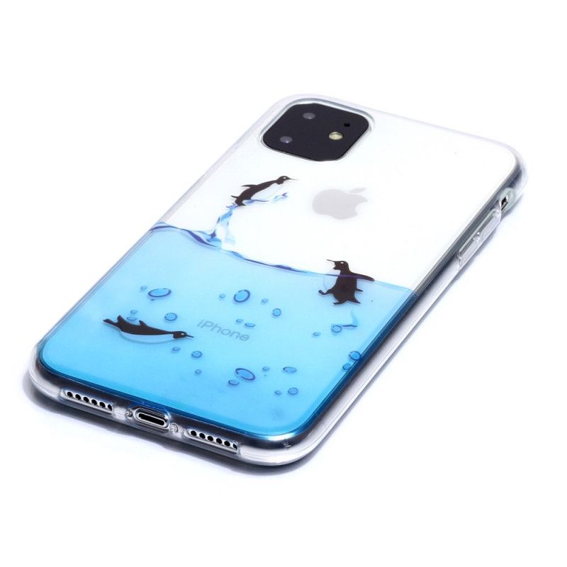 Etui iPhone 11 Przezroczysta Gra W Pingwina