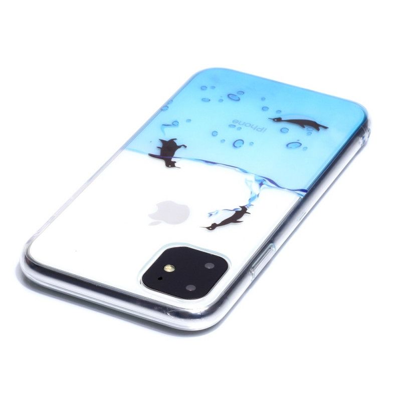 Etui iPhone 11 Przezroczysta Gra W Pingwina