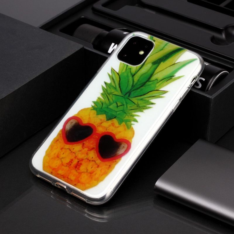 Etui iPhone 11 Przezroczysty Ananas Incognito Etui Ochronne