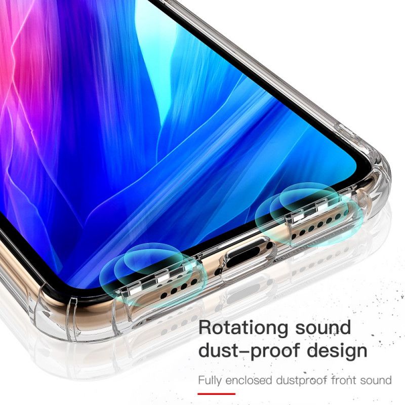 Etui iPhone 11 Przezroczysty Czarny Przezroczysty Wzór Leeu Etui Ochronne