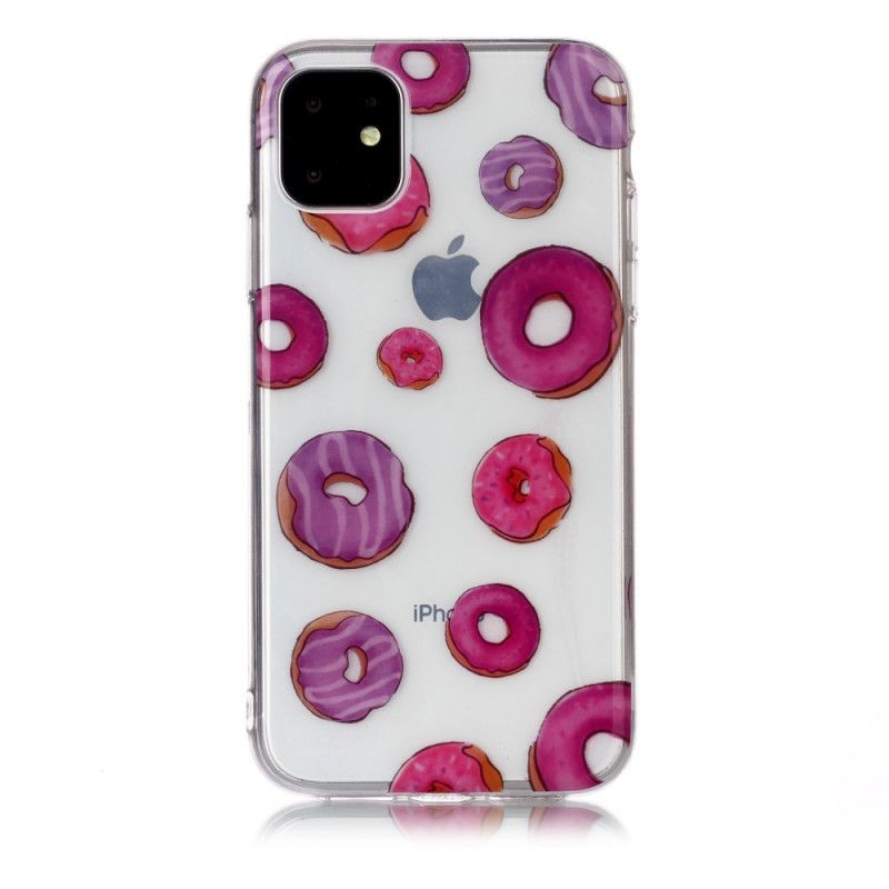 Etui iPhone 11 Przezroczysty Wachlarz Do Pączków