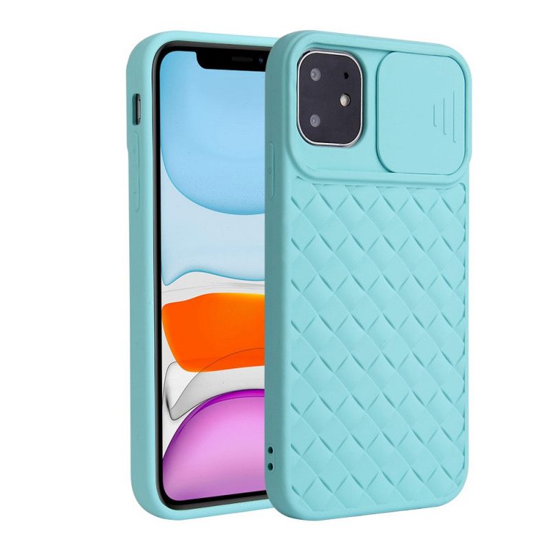 Etui iPhone 11 Żółty Czarny Silikon Chroni Moduł Foto Etui Ochronne