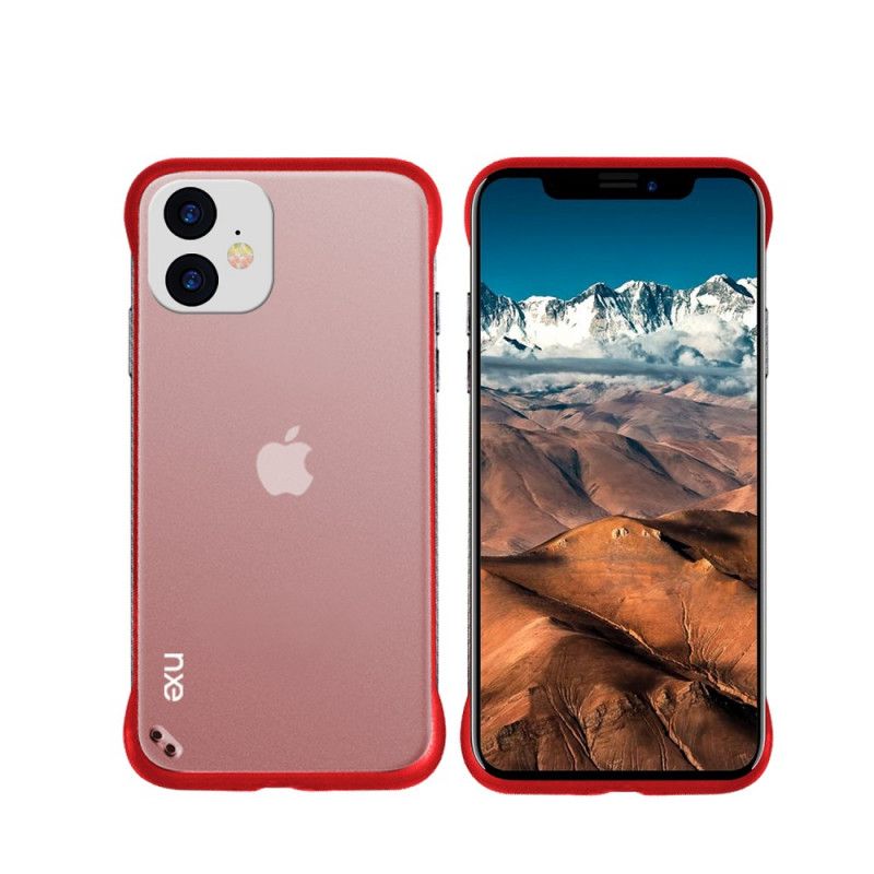 Etui iPhone 11 Żółty Matowa Seria Nxe Clear