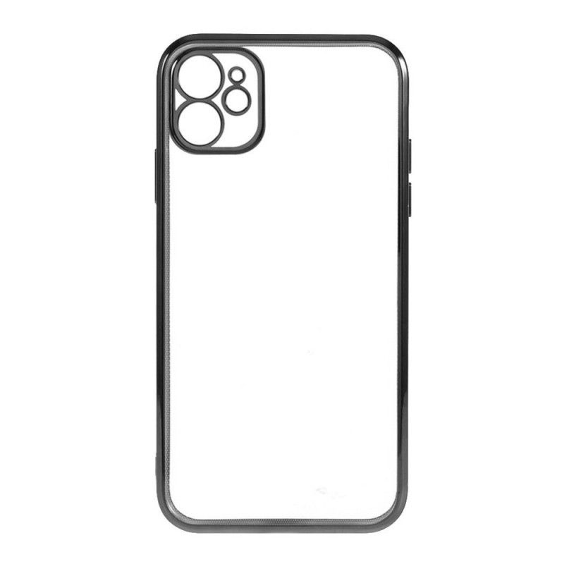 Etui iPhone 11 Szary Czarny Przezroczysty Kryształ Etui Ochronne