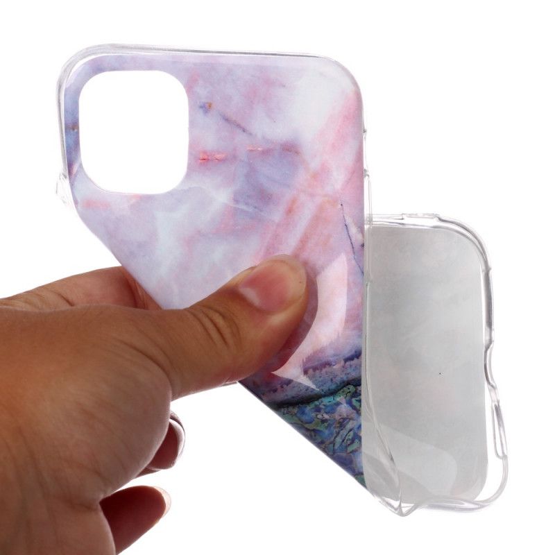 Etui iPhone 11 Wielokolorowy Marmur Etui Ochronne