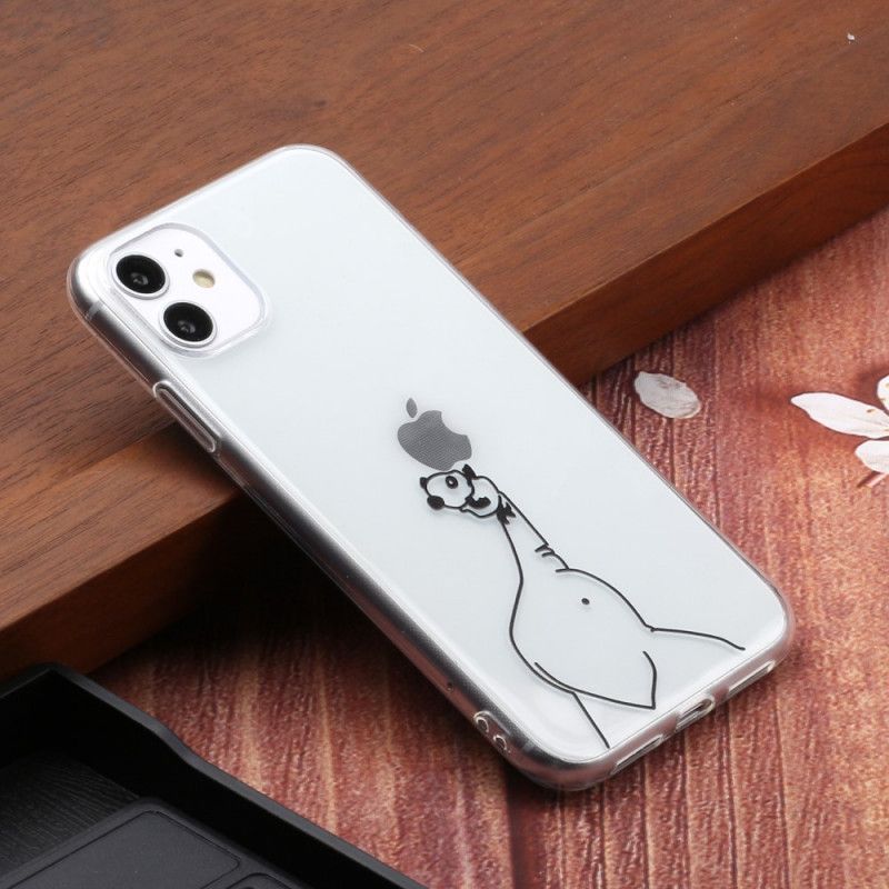 Futerały iPhone 11 Etui na Telefon Gry Z Logo Pandy I Słonia