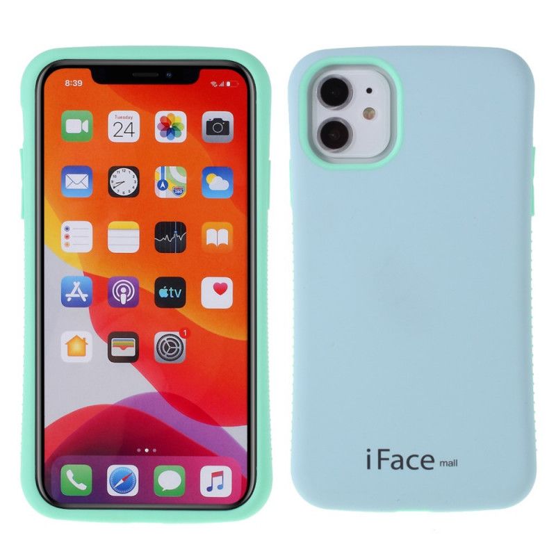 Futerały iPhone 11 Granatowy Żółty Etui na Telefon Seria Makaronów Iface Mall