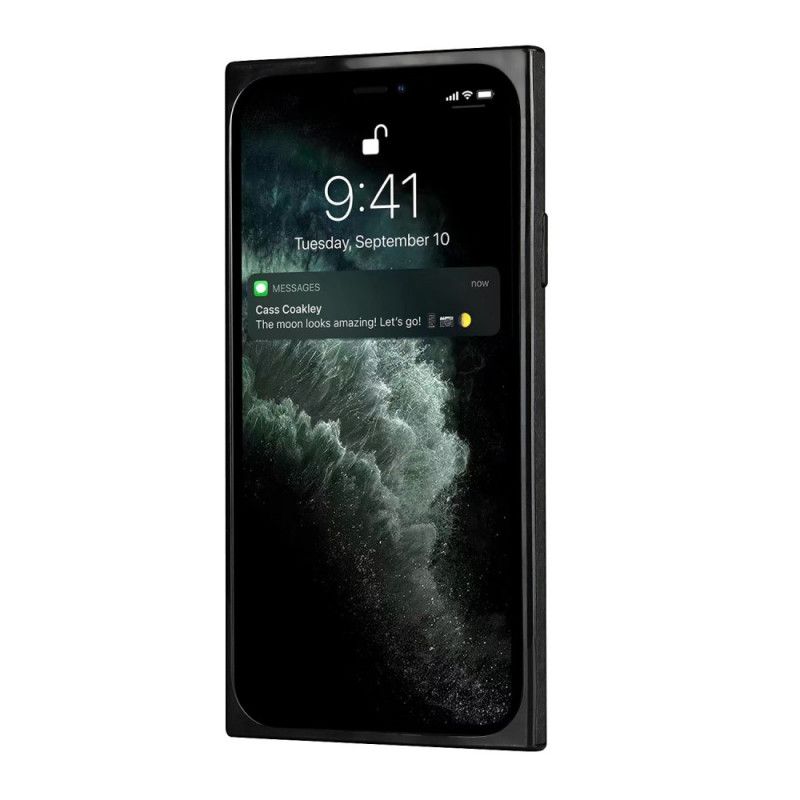 Futerały iPhone 11 Szary Czarny Etui na Telefon Silikonowe I Aksamitne Etui Na Karty