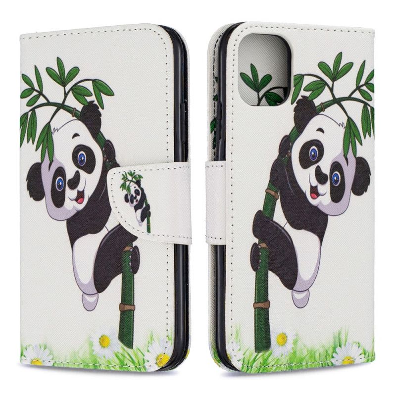 Obudowa iPhone 11 Etui na Telefon Panda Na Bambusie