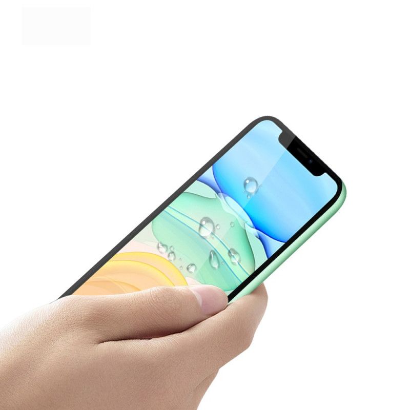 Ochrona Szkła Hartowanego Mofi iPhone 11 Złoty Czarny