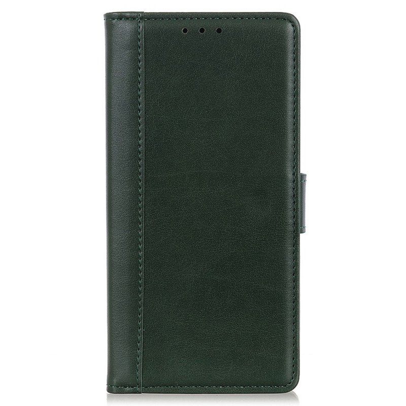 Etui Folio do Samsung Galaxy S22 Ultra 5G Stylowa Skórzana Elegancja