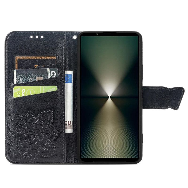 Etui Folio Do Sony Xperia 1 Vi Barokowy Motyl