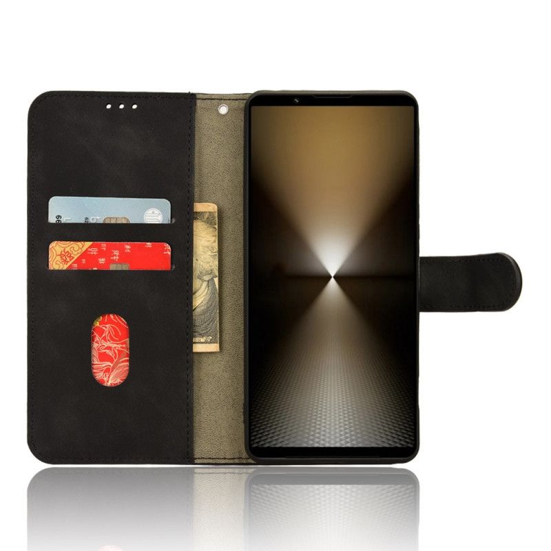 Etui Folio Sony Xperia 1 Vi Efekt Zamszu Etui Ochronne