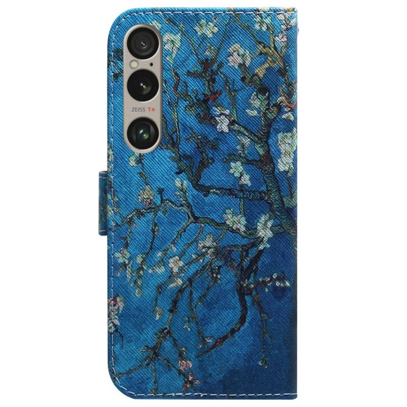 Etui Folio Sony Xperia 1 Vi Kwiaty Moreli