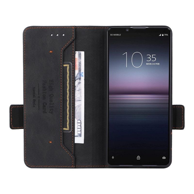 Etui Folio Sony Xperia 1 Vi Styl Retro