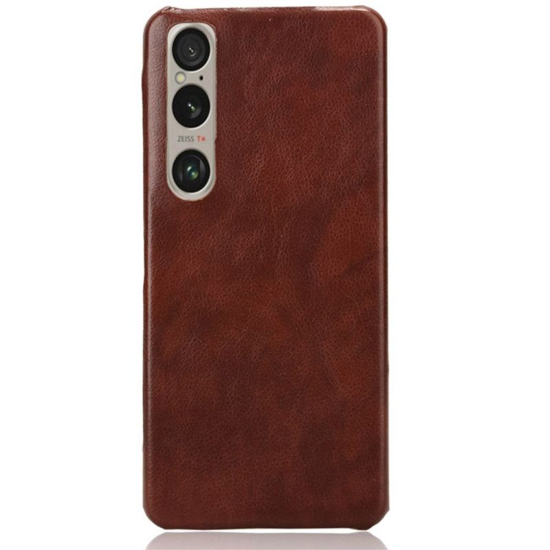 Etui Sony Xperia 1 Vi Efekt Skóry Liczi Etui Ochronne