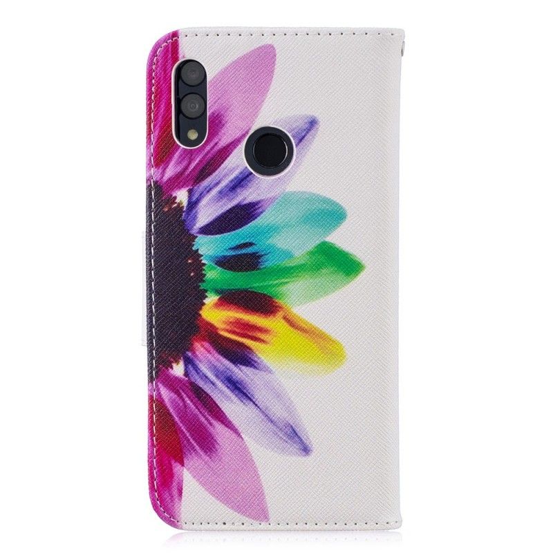 Etui Folio Honor 10 Lite Kwiat Akwareli