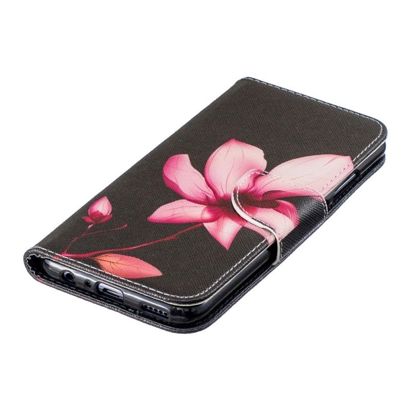 Etui Folio Honor 10 Lite Różowy Kwiat Etui Ochronne