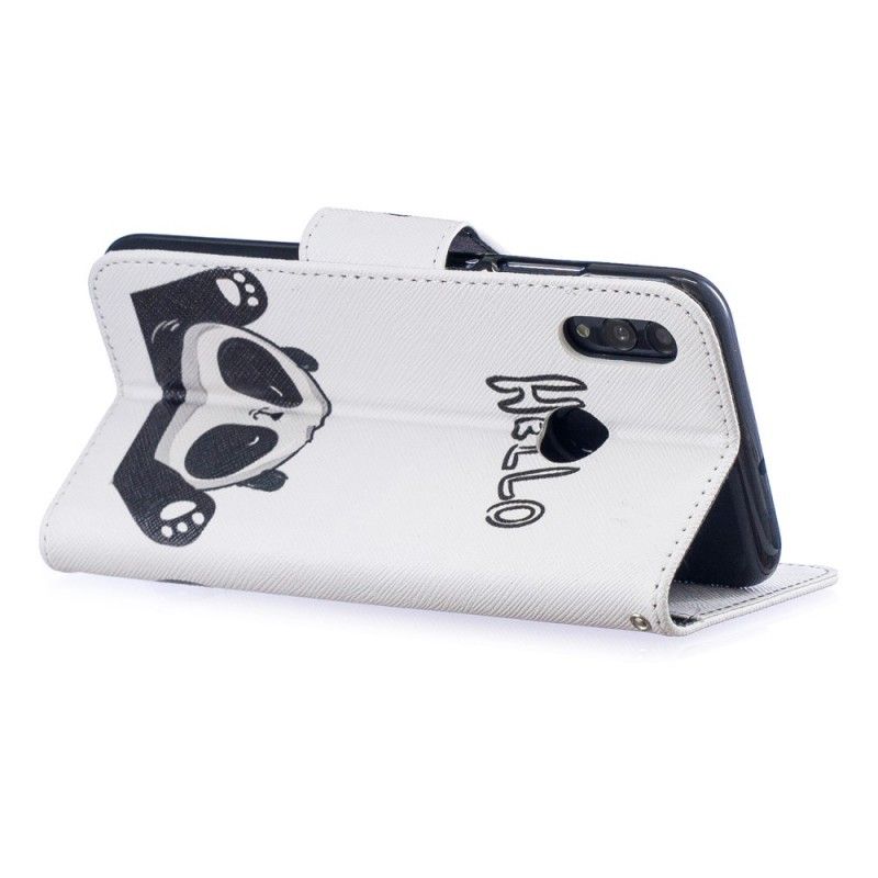 Etui Folio Honor 10 Lite Witaj Panda Etui Ochronne