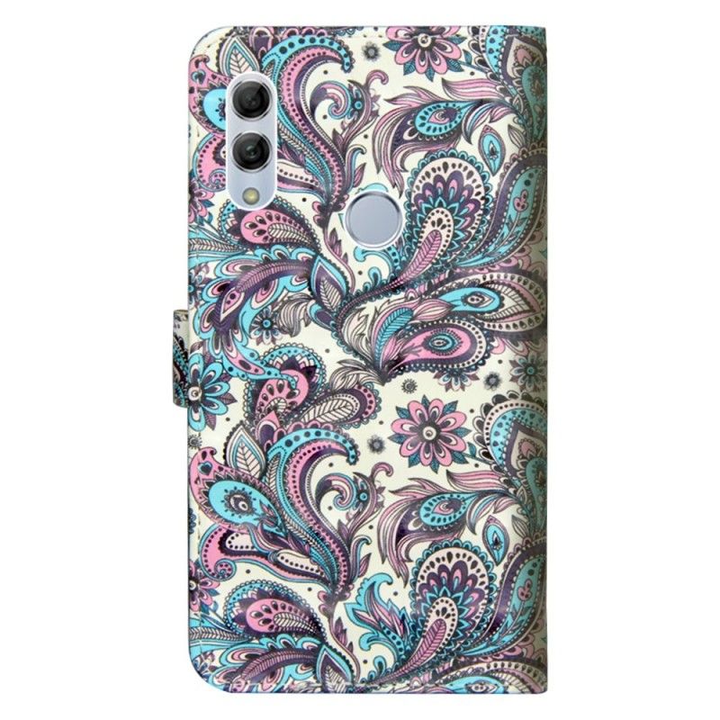 Etui Folio Honor 10 Lite Wzorzyste Kwiaty