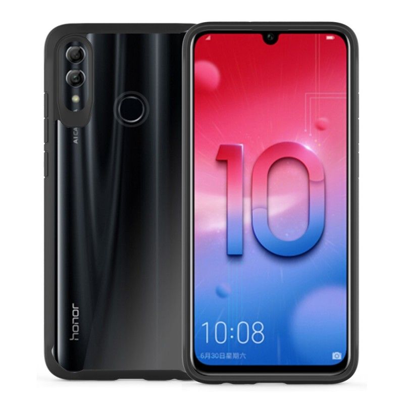 Etui Honor 10 Lite Czerwony Czarny Hybryda Szokowa