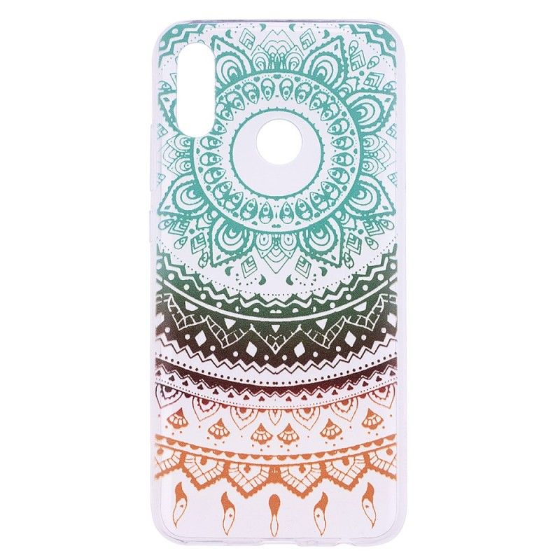 Etui Honor 10 Lite Kolorowa Mandala Słońca