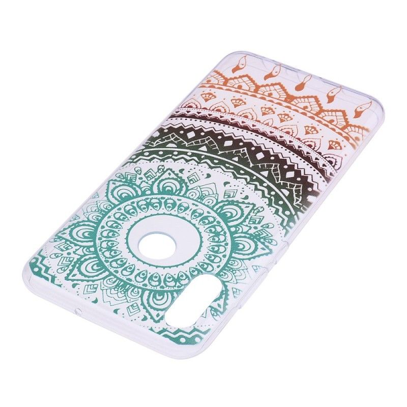 Etui Honor 10 Lite Kolorowa Mandala Słońca