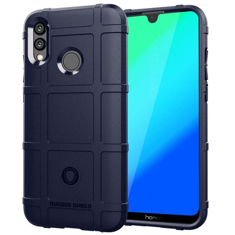 Etui Honor 10 Lite Szary Czarny Wytrzymała Tarcza