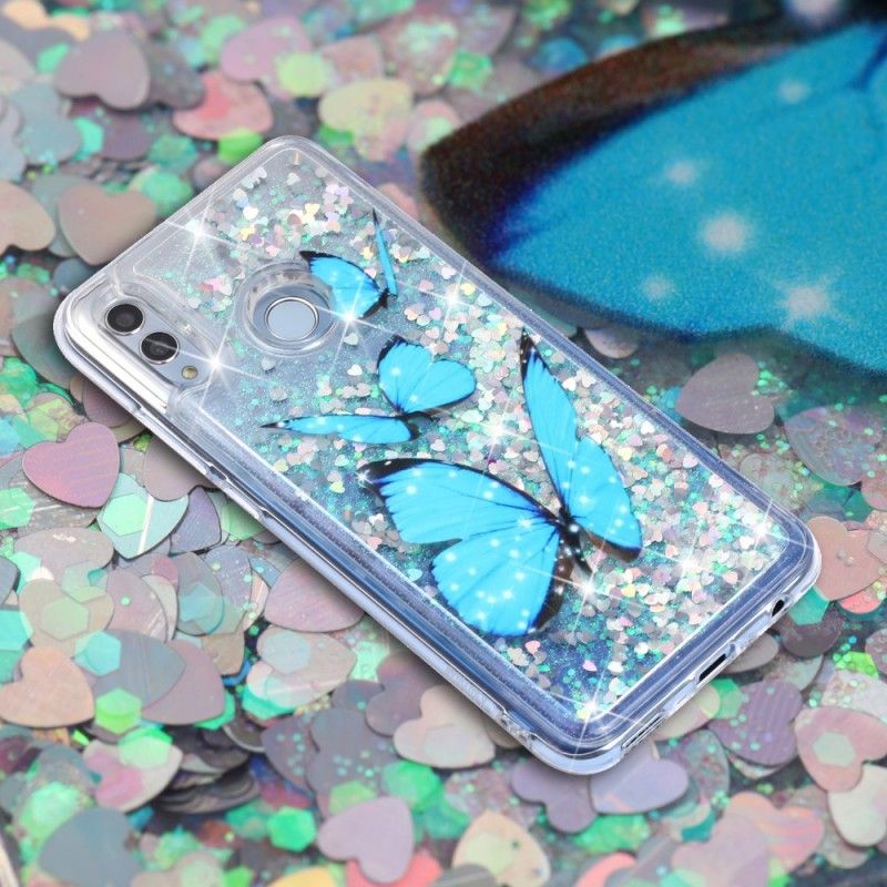 Futerały Honor 10 Lite Etui na Telefon Błyszczące Latające Motyle