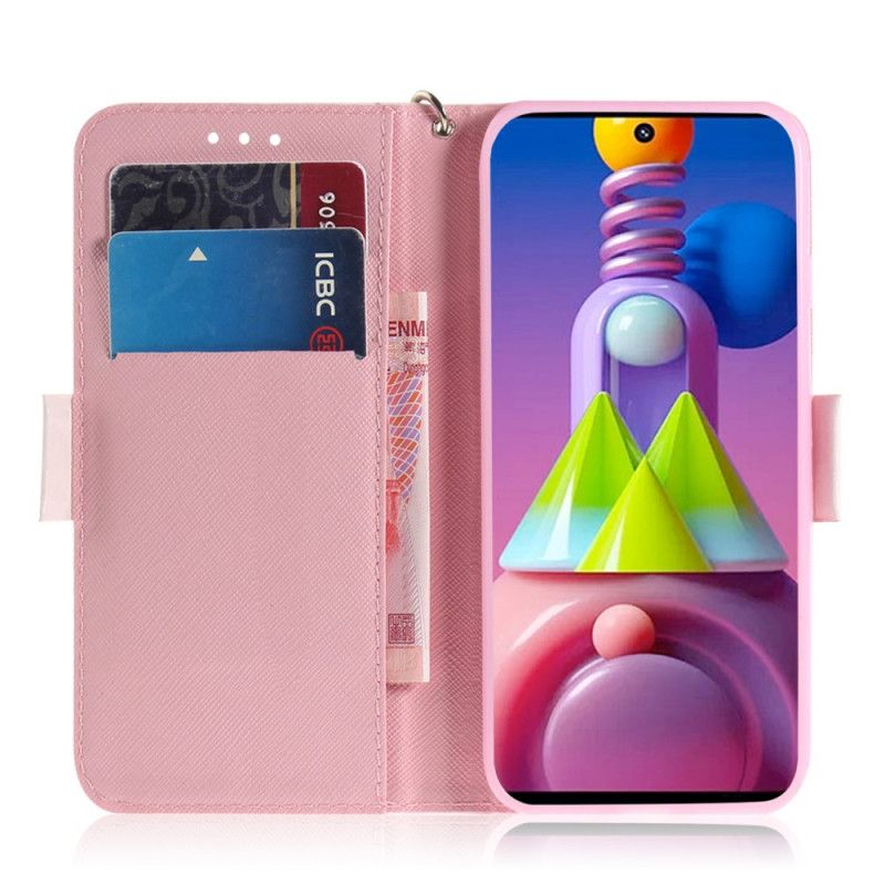 Etui Folio Samsung Galaxy M51 Chomiki W Stringach Etui Ochronne