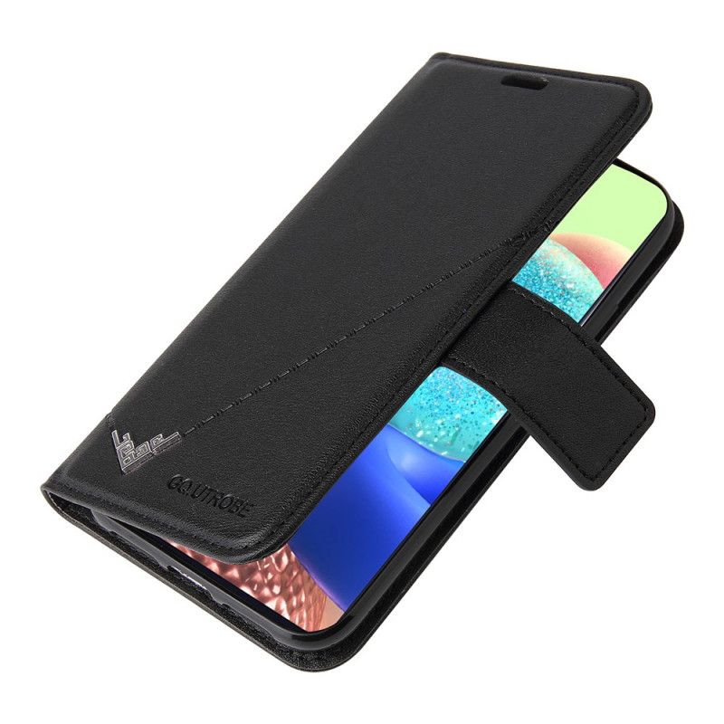 Etui Folio Samsung Galaxy M51 Czerwony Czarny Imitacja Skóry Gq. Szlafrok