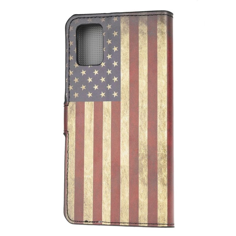 Etui Folio Samsung Galaxy M51 Flaga Amerykańska