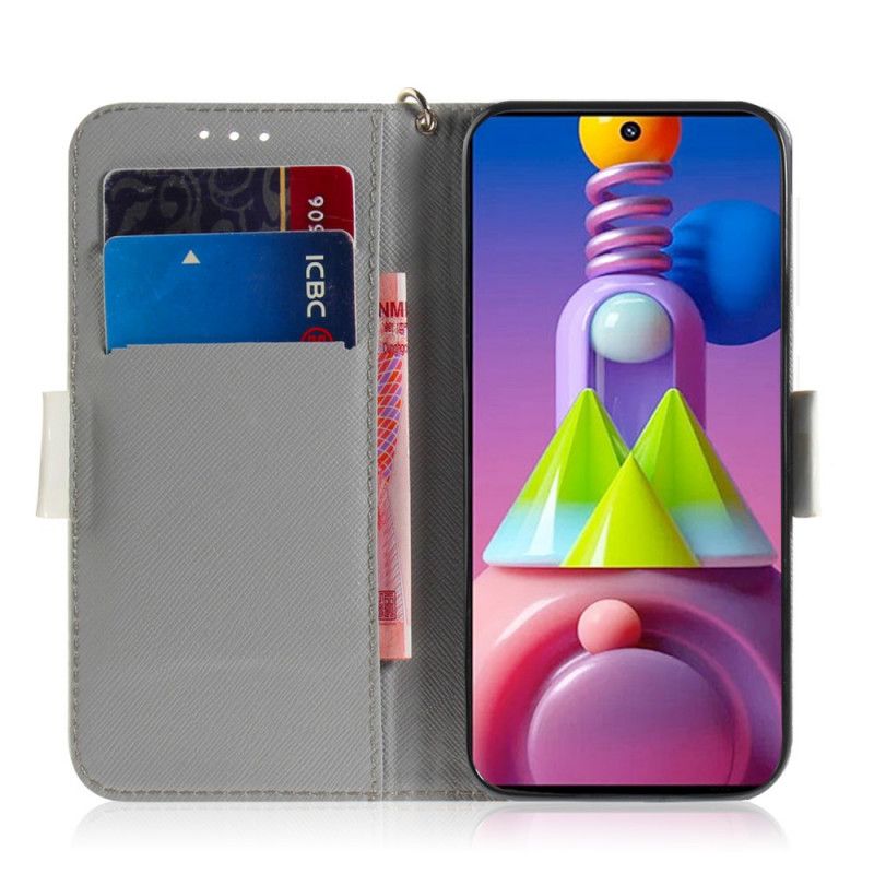 Etui Folio Samsung Galaxy M51 Kochaj Mojego Psa Ze Stringami