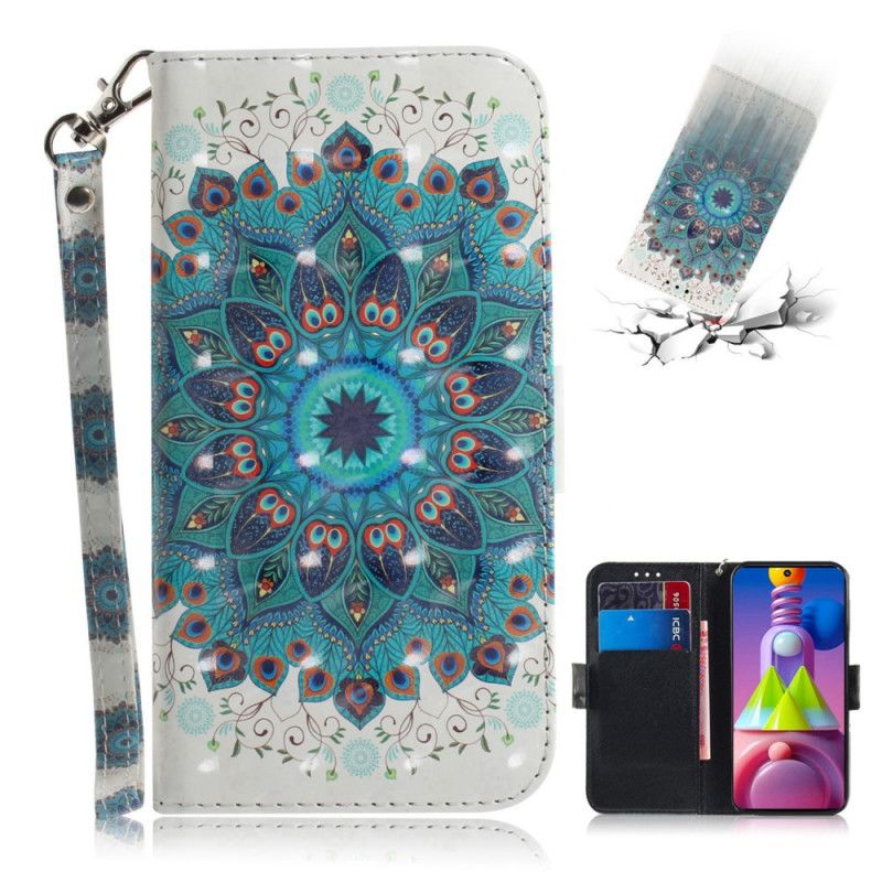 Etui Folio Samsung Galaxy M51 Mistrzowska Mandala Ze Stringami Etui Ochronne