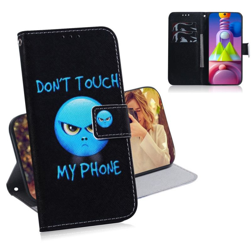 Etui Folio Samsung Galaxy M51 Telefon Z Emoji Etui Ochronne