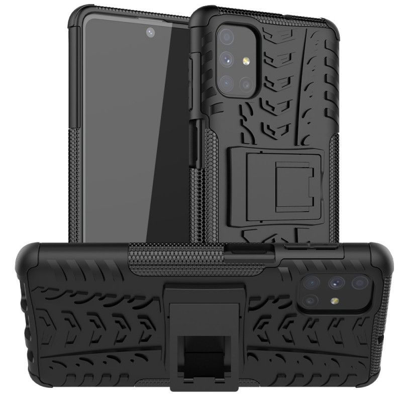 Etui Samsung Galaxy M51 Biały Czarny Ultra Odporny Plus