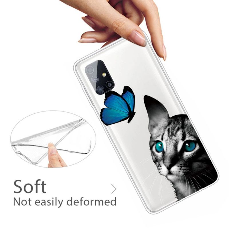 Etui Samsung Galaxy M51 cat I Motyl