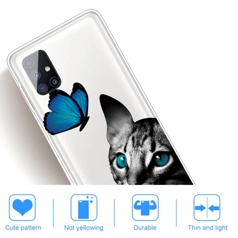 Etui Samsung Galaxy M51 cat I Motyl