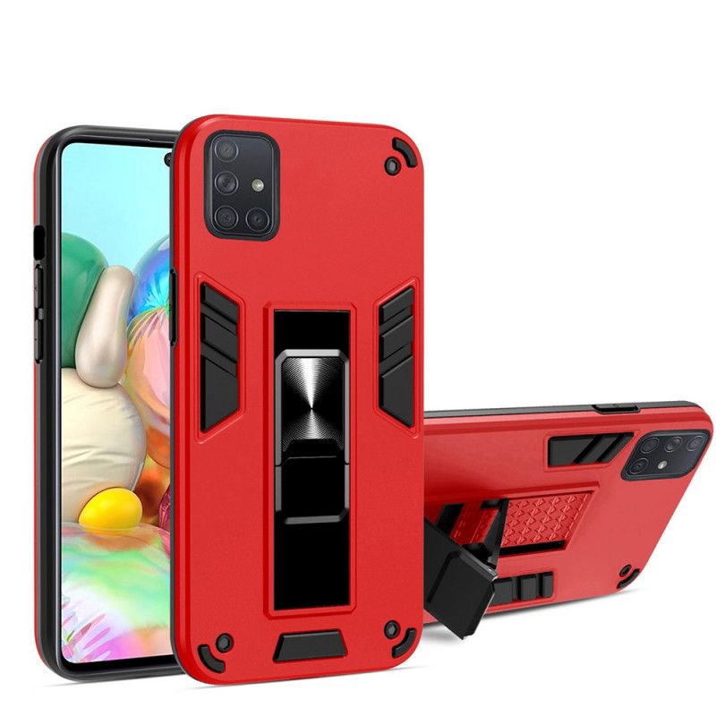 Etui Samsung Galaxy M51 Czerwony Czarny Hybryda Z Wymiennymi Nośnikami Etui Ochronne