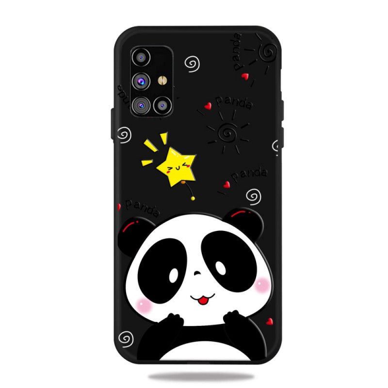 Etui Samsung Galaxy M51 Gwiazda Pandy Etui Ochronne