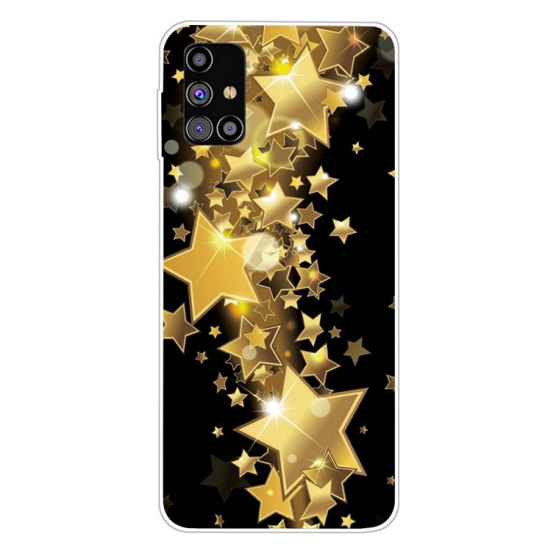 Etui Samsung Galaxy M51 Gwiazdki