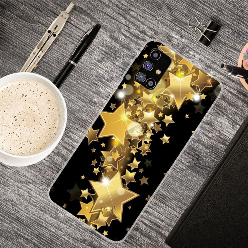 Etui Samsung Galaxy M51 Gwiazdki