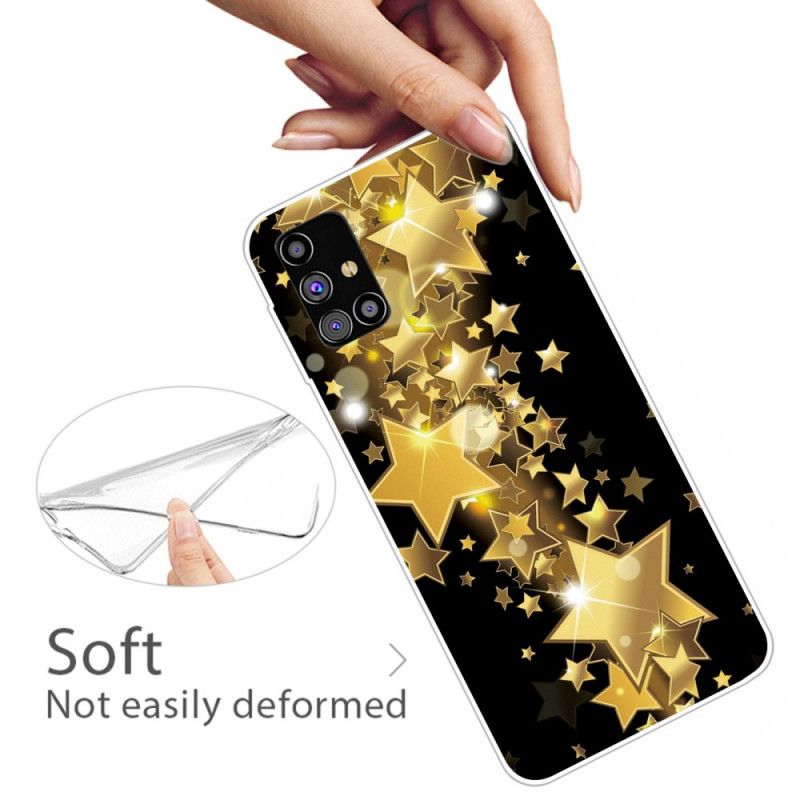 Etui Samsung Galaxy M51 Gwiazdki