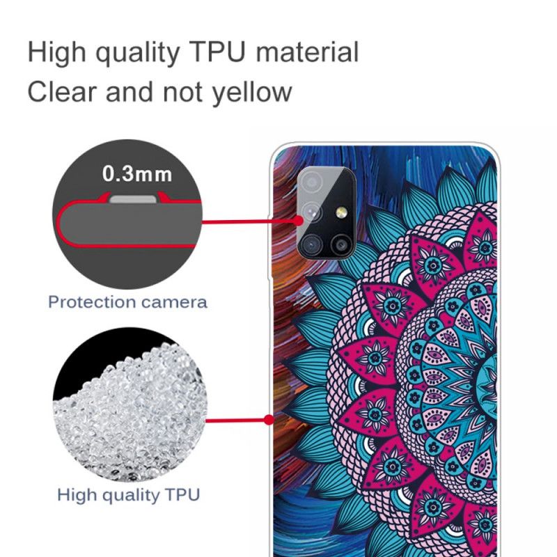 Etui Samsung Galaxy M51 Kolorowa Mandala